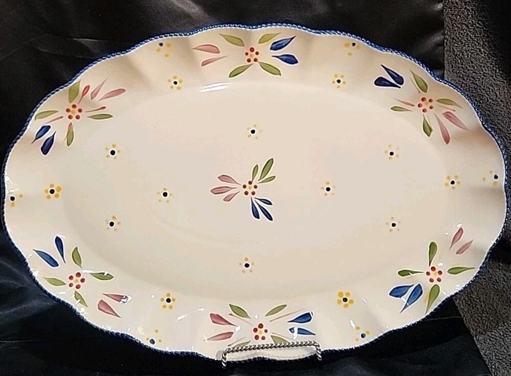 Temp-tations 18" Platter Old World Confetti